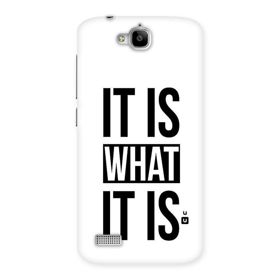 Itis What Itis Back Case for Honor Holly