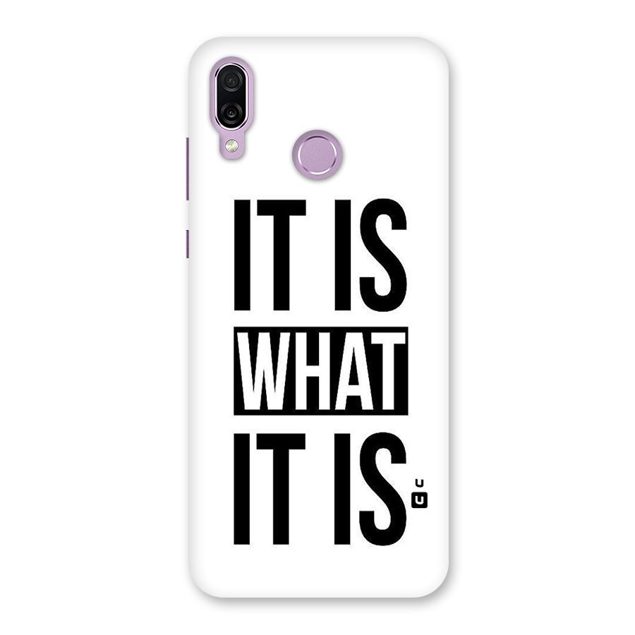 Itis What Itis Back Case for Honor Play