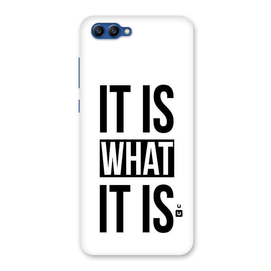 Itis What Itis Back Case for Honor View 10