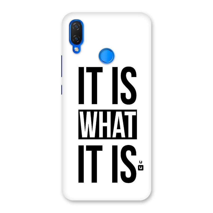 Itis What Itis Back Case for Huawei P Smart+