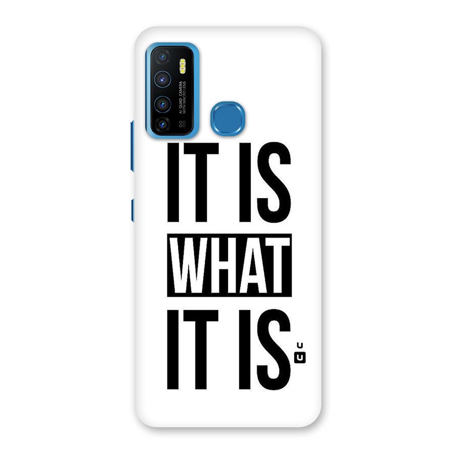 Itis What Itis Back Case for Infinix Hot 9