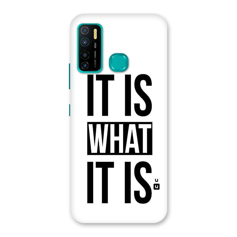 Itis What Itis Back Case for Infinix Hot 9 Pro
