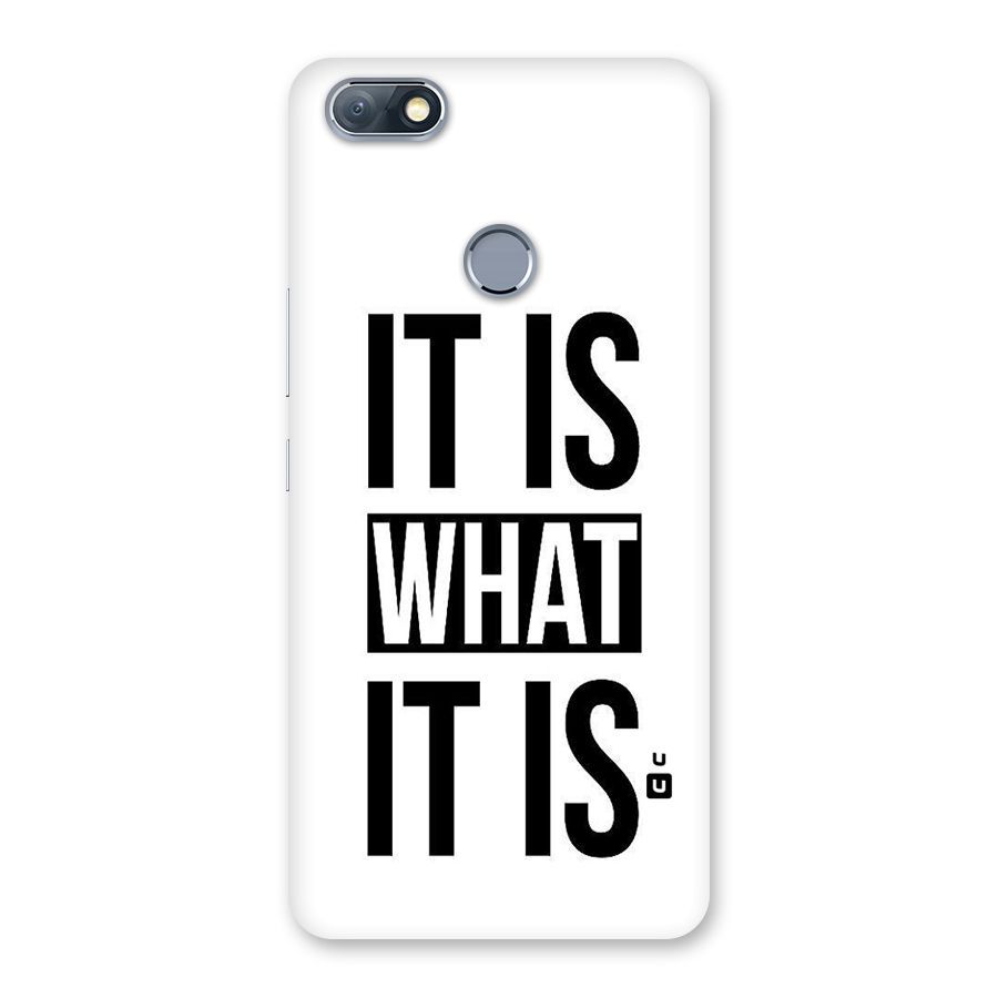 Itis What Itis Back Case for Infinix Note 5