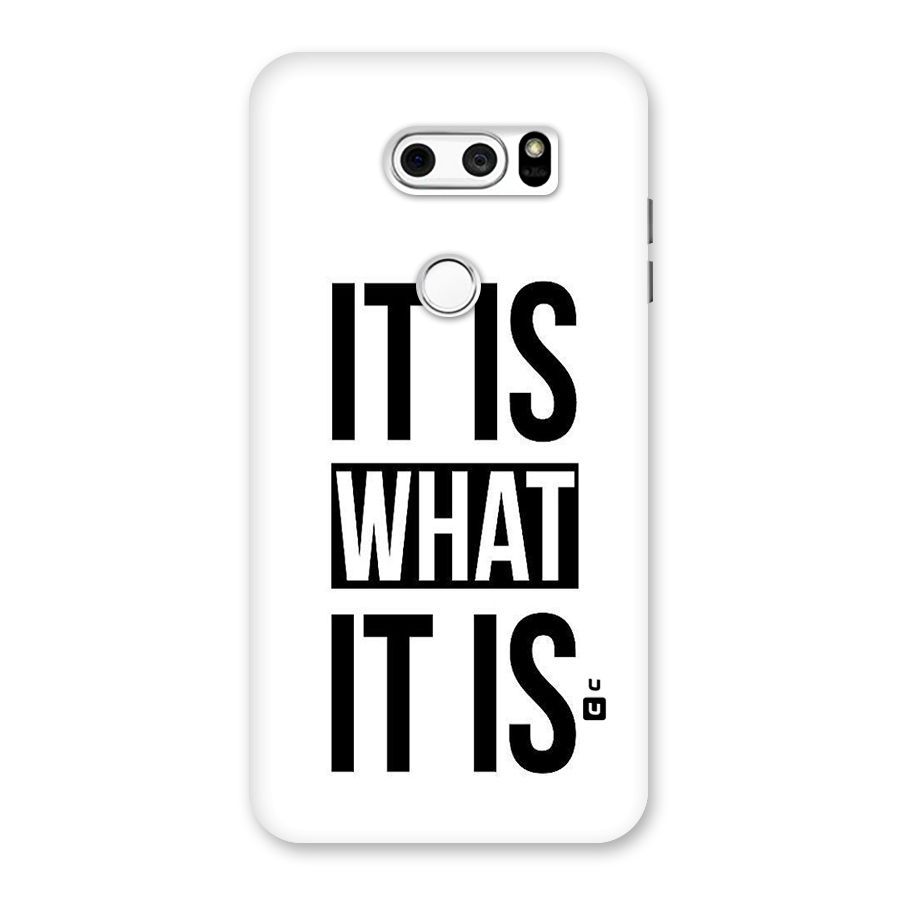 Itis What Itis Back Case for LG V30