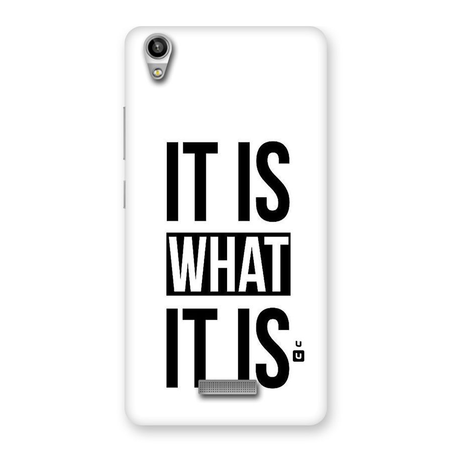 Itis What Itis Back Case for Lava-Pixel-V1