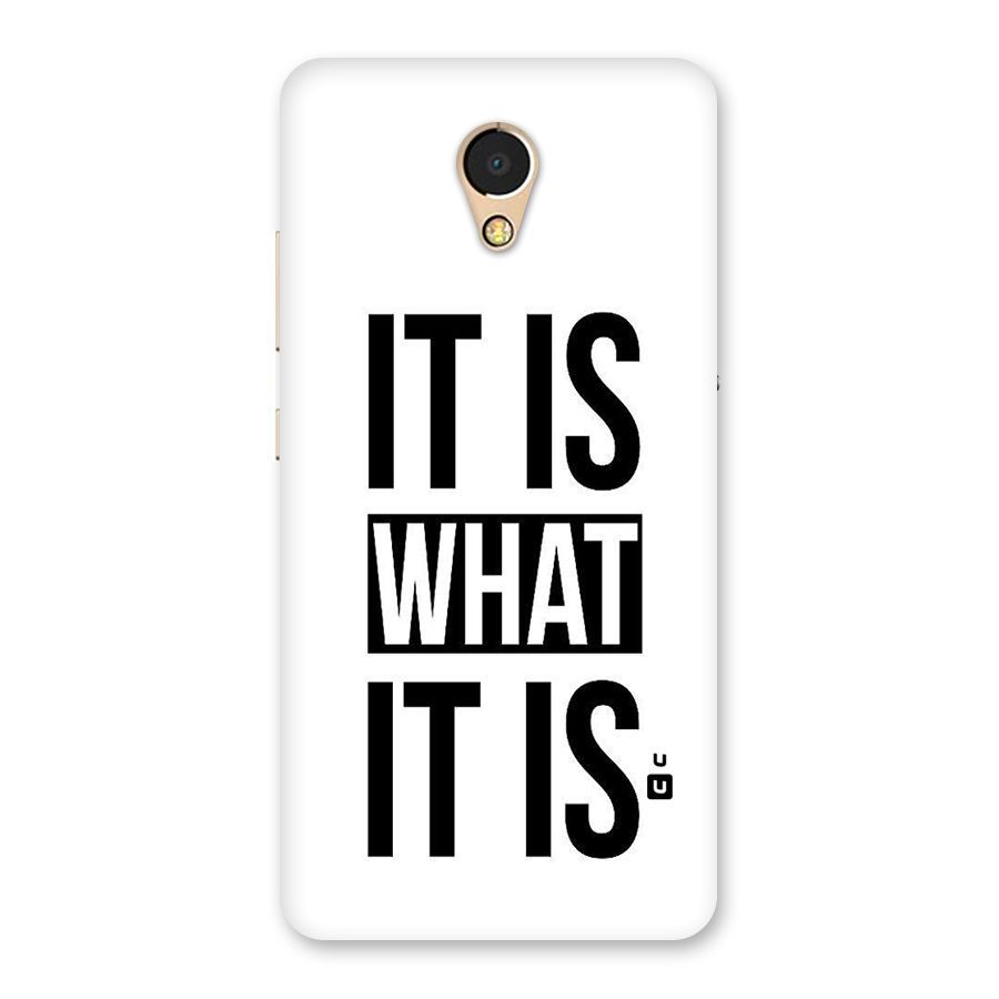 Itis What Itis Back Case for Lenovo P2