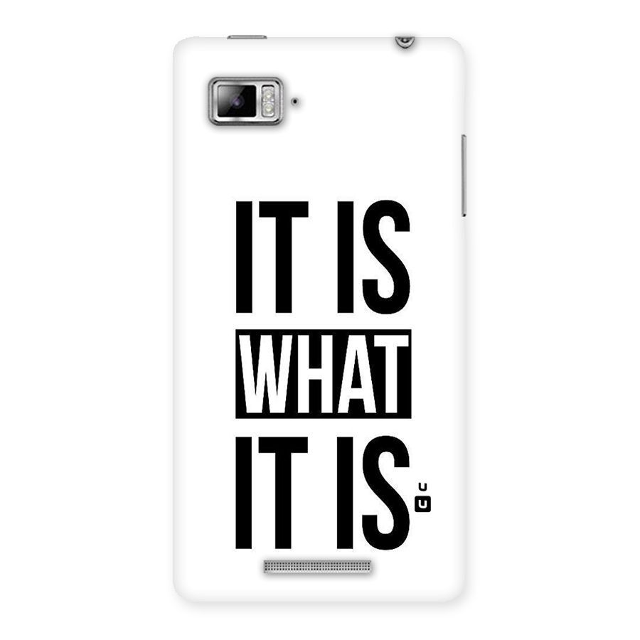 Itis What Itis Back Case for Lenovo Vibe Z K910