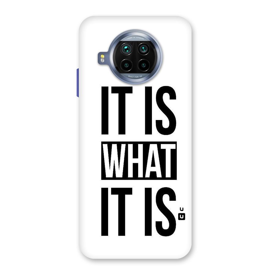 Itis What Itis Back Case for Mi 10i