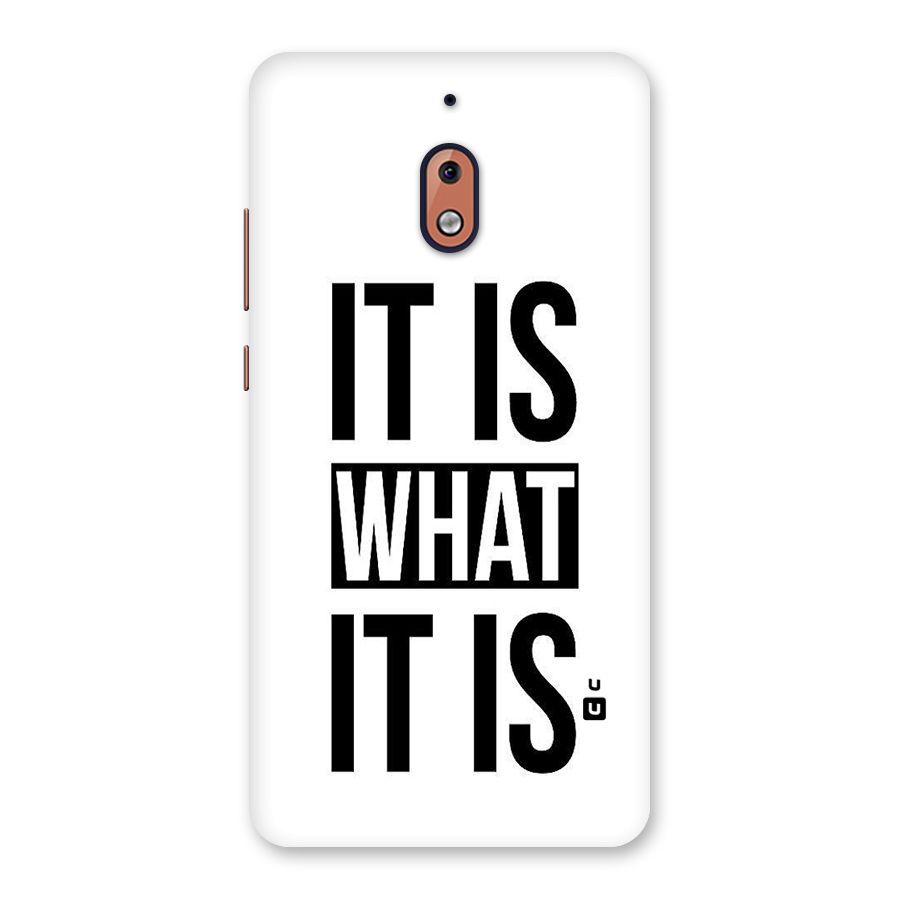 Itis What Itis Back Case for Nokia 2.1