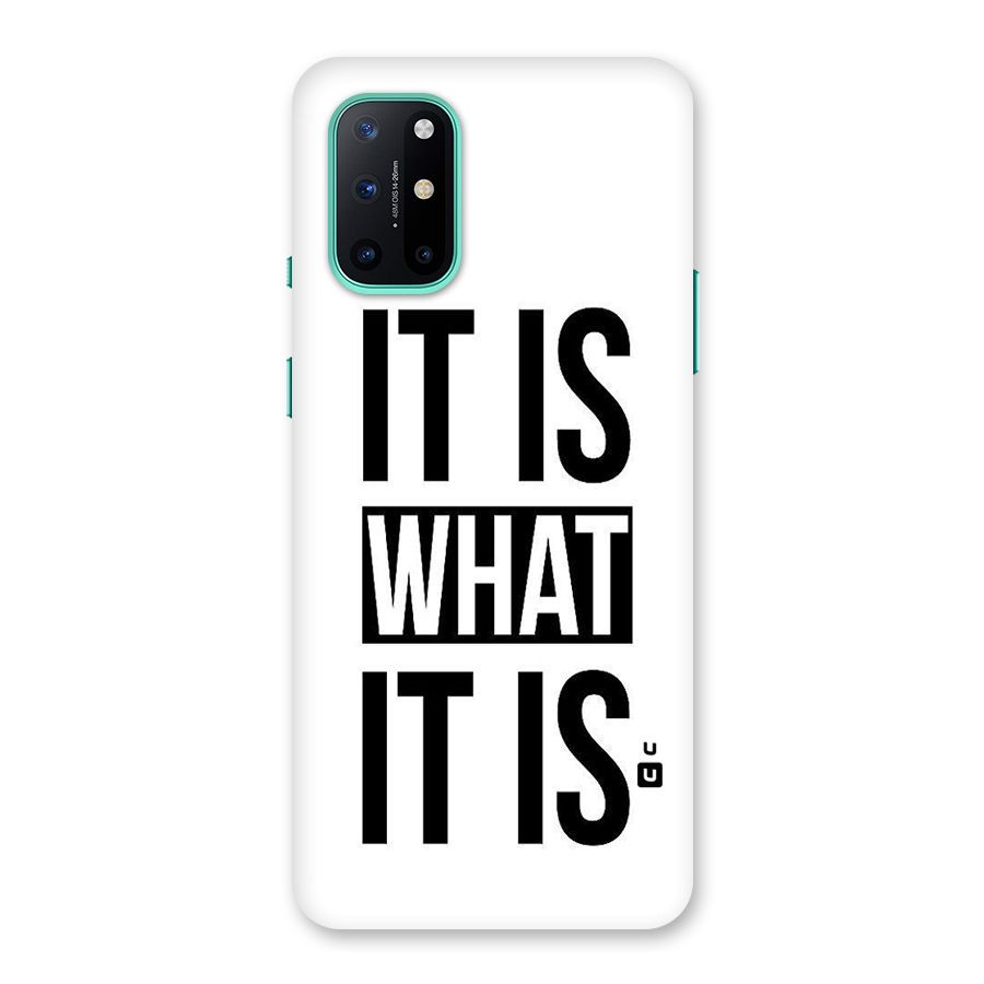 Itis What Itis Back Case for OnePlus 8T