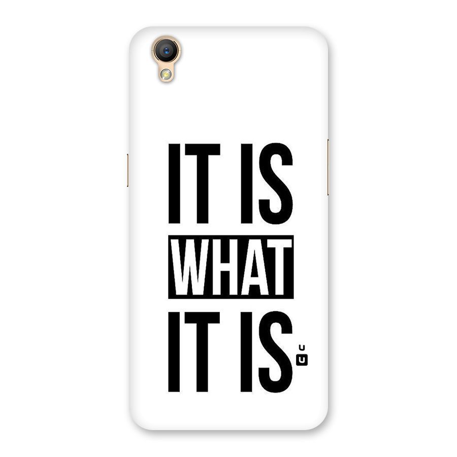 Itis What Itis Back Case for Oppo A37