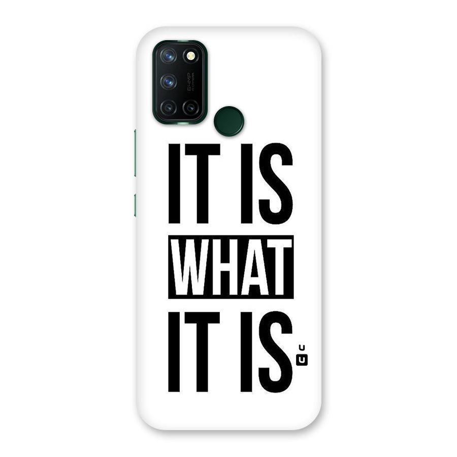 Itis What Itis Back Case for Realme 7i