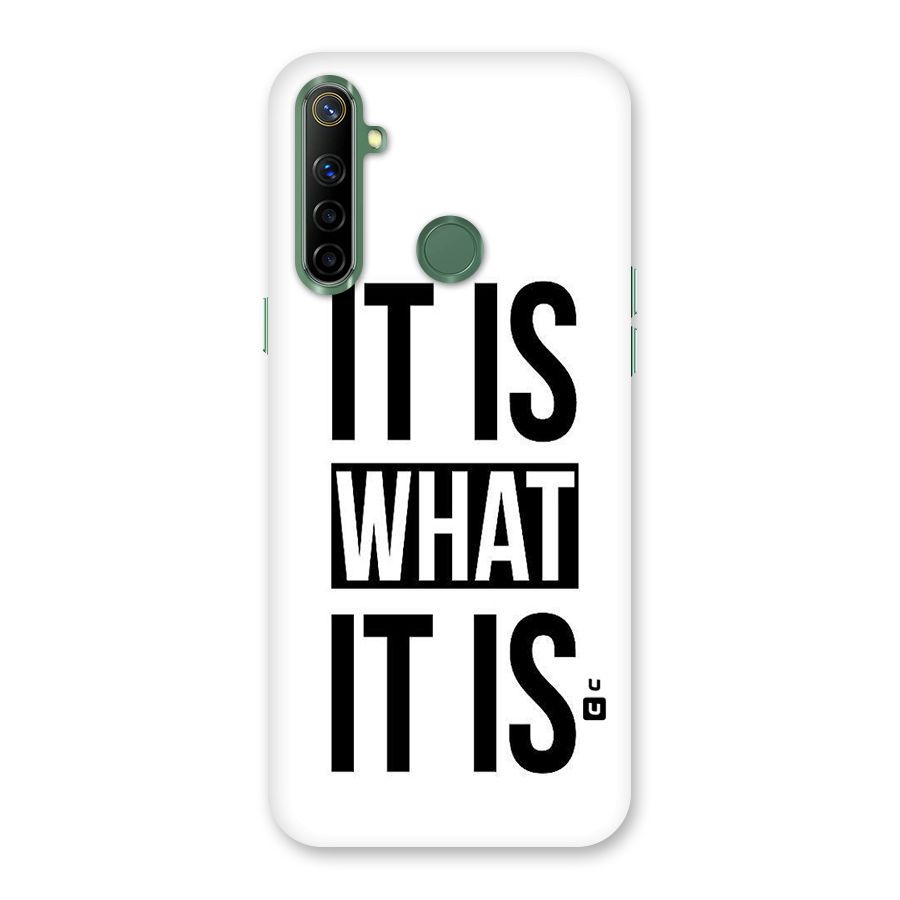 Itis What Itis Back Case for Realme Narzo 10