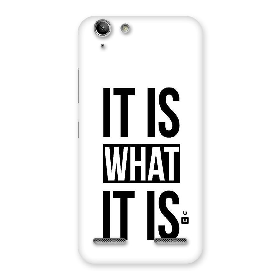 Itis What Itis Back Case for Vibe K5