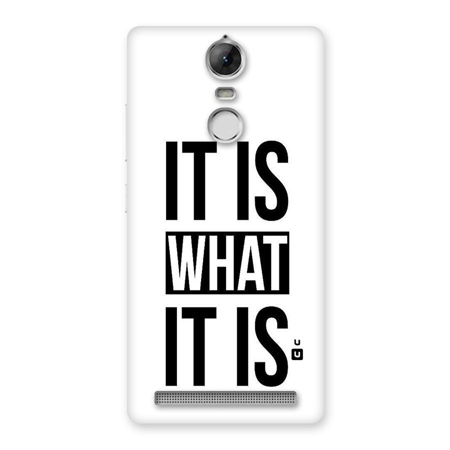 Itis What Itis Back Case for Vibe K5 Note