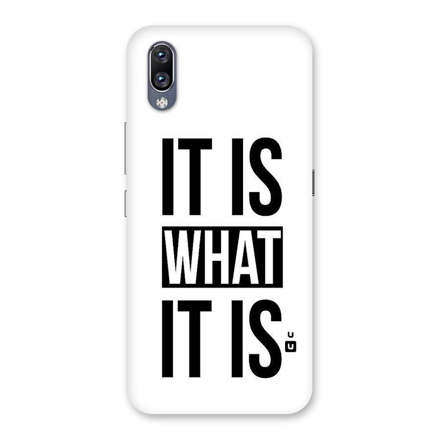Itis What Itis Back Case for Vivo NEX