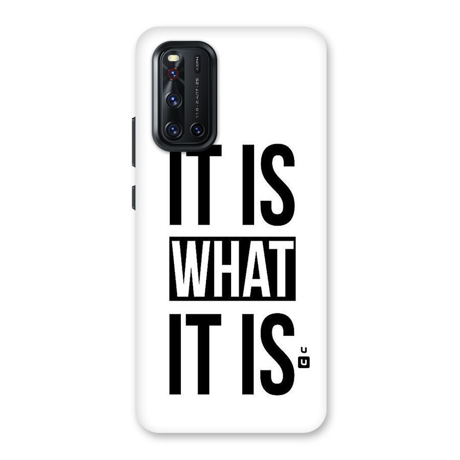 Itis What Itis Back Case for Vivo V19