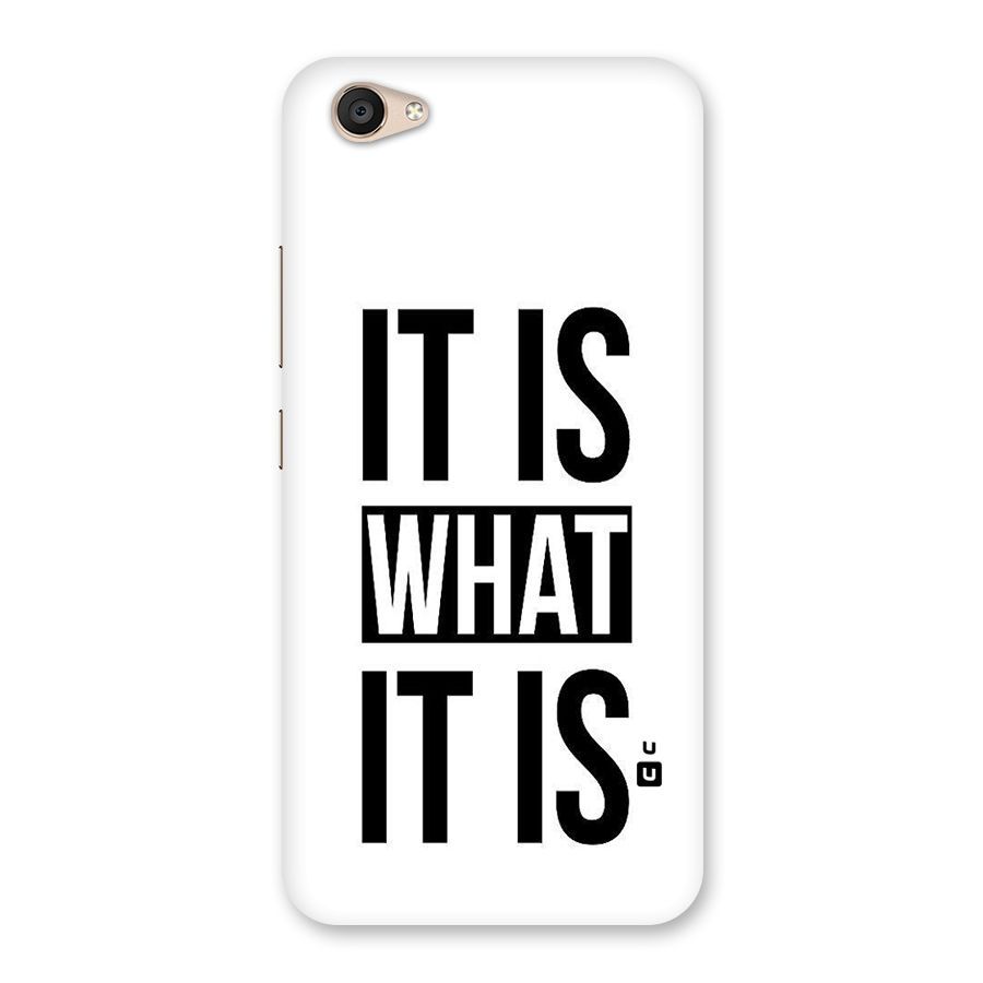 Itis What Itis Back Case for Vivo V5 Plus