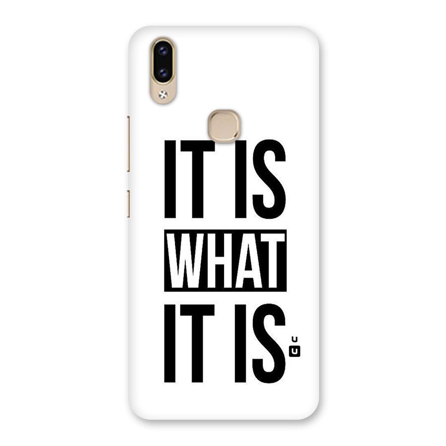 Itis What Itis Back Case for Vivo V9 Youth