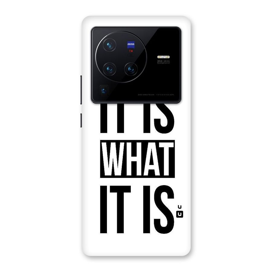 Itis What Itis Back Case for Vivo X80 Pro