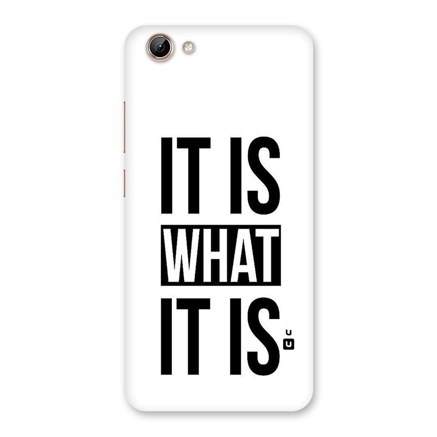 Itis What Itis Back Case for Vivo Y71i