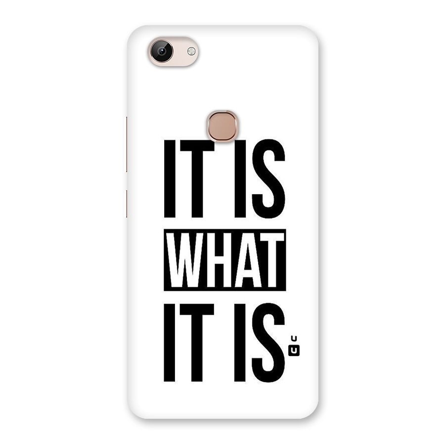 Itis What Itis Back Case for Vivo Y83