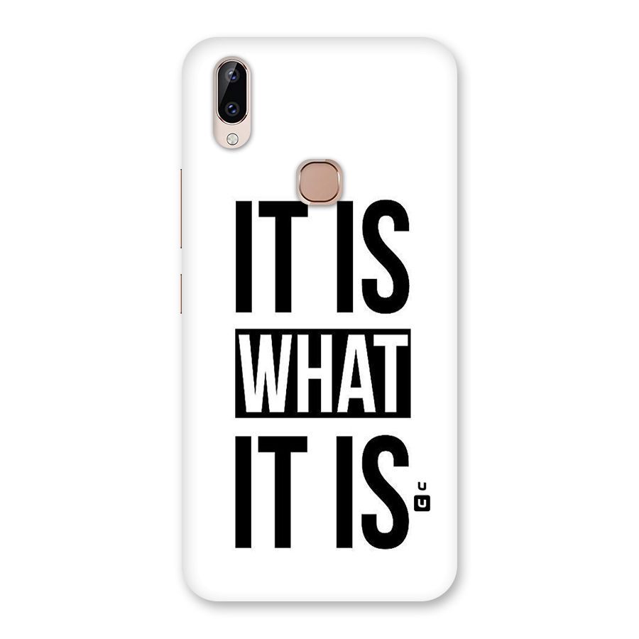 Itis What Itis Back Case for Vivo Y83 Pro