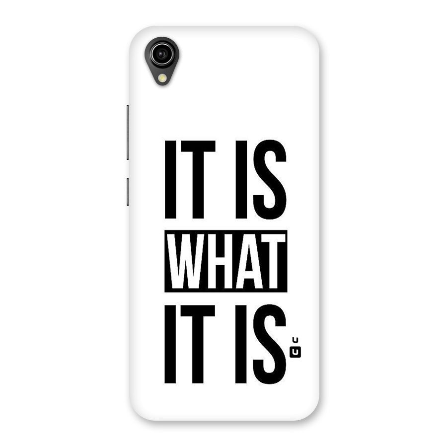 Itis What Itis Back Case for Vivo Y91i
