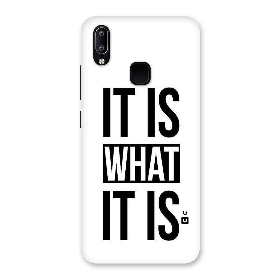 Itis What Itis Back Case for Vivo Y95
