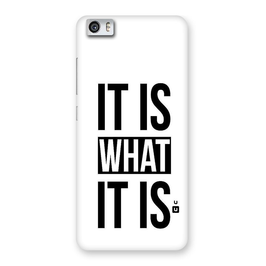 Itis What Itis Back Case for Xiaomi Redmi Mi5