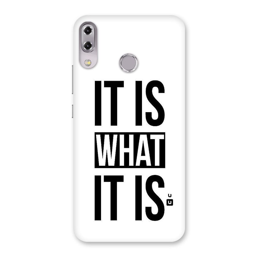 Itis What Itis Back Case for Zenfone 5Z