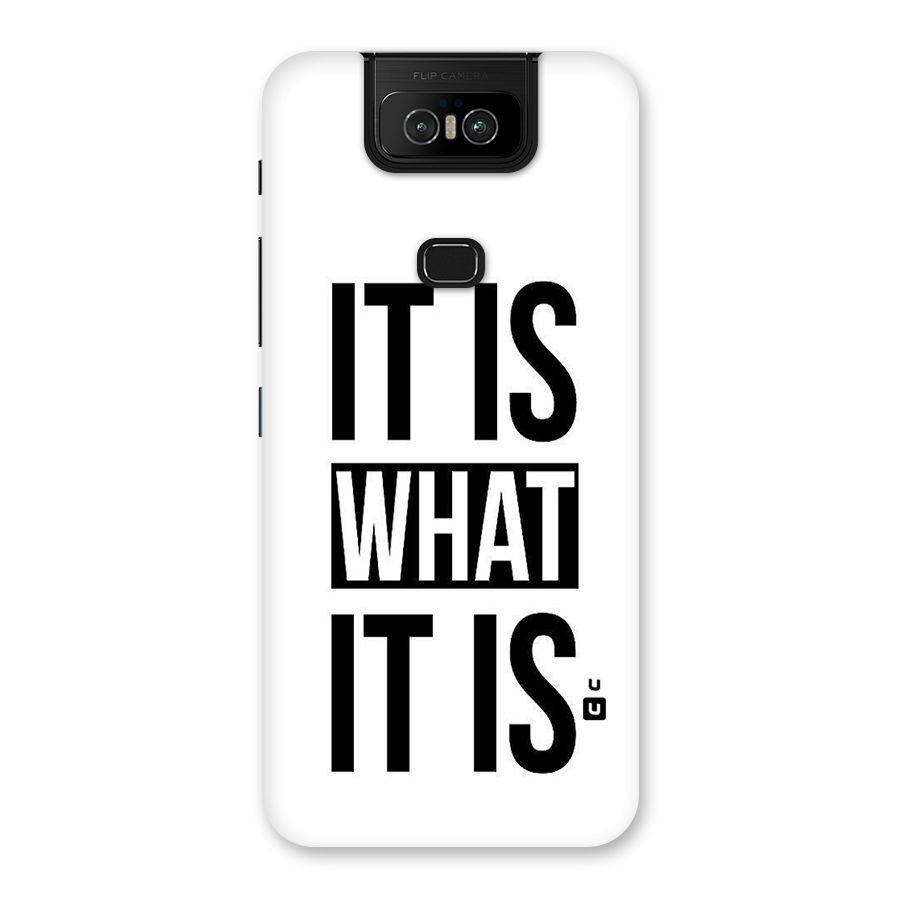 Itis What Itis Back Case for Zenfone 6z