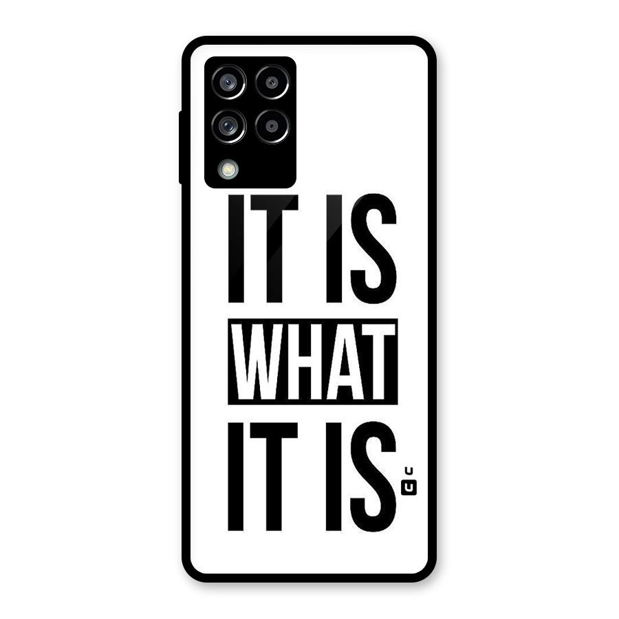 Itis What Itis Glass Back Case for Galaxy M53 5G