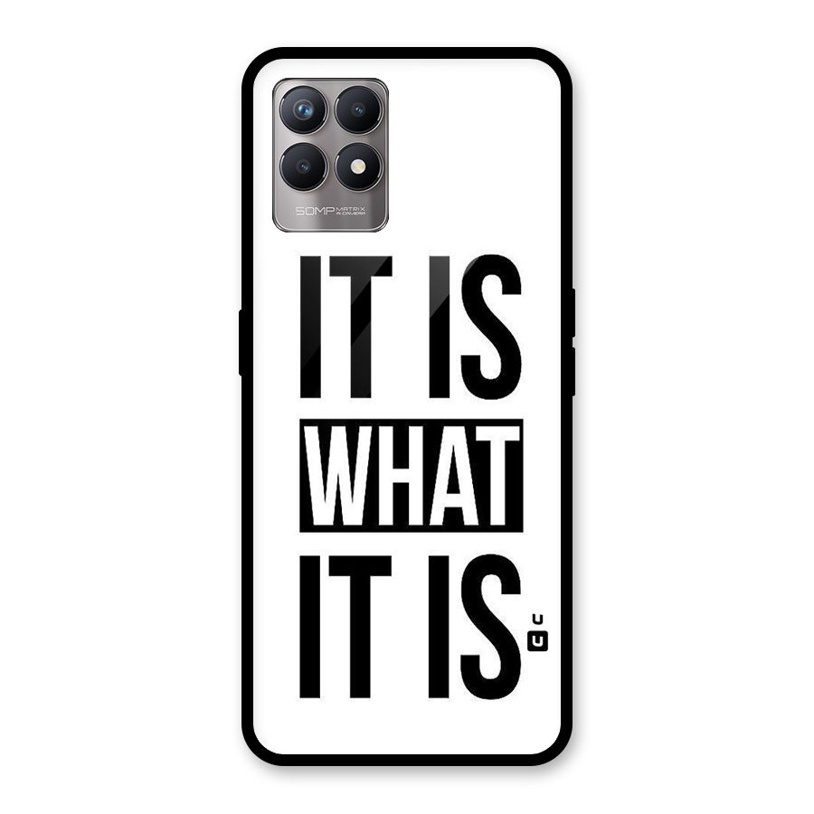 Itis What Itis Glass Back Case for Realme Narzo 50