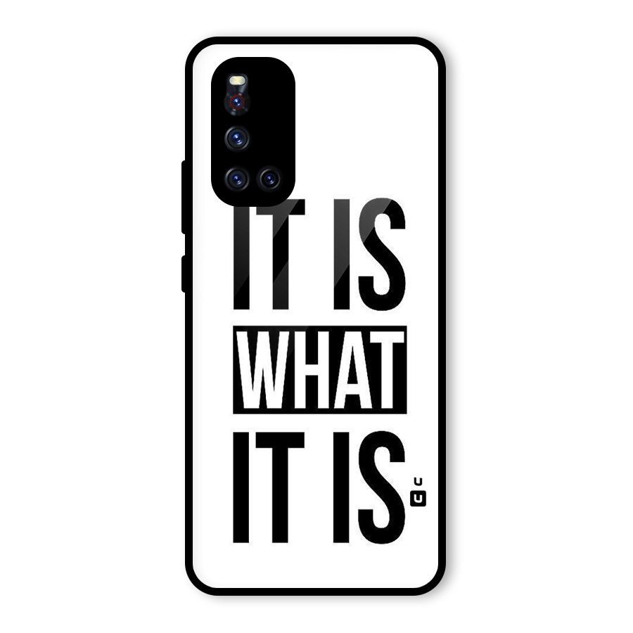 Itis What Itis Glass Back Case for Vivo V19
