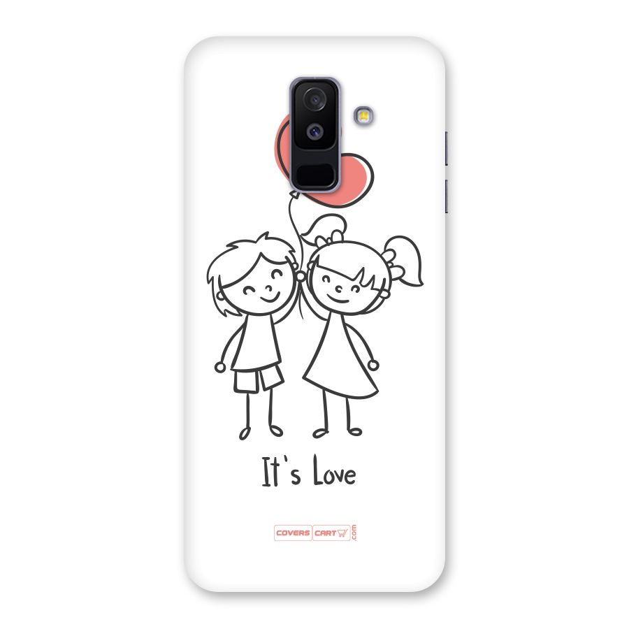 Its Love Back Case for Galaxy A6 Plus