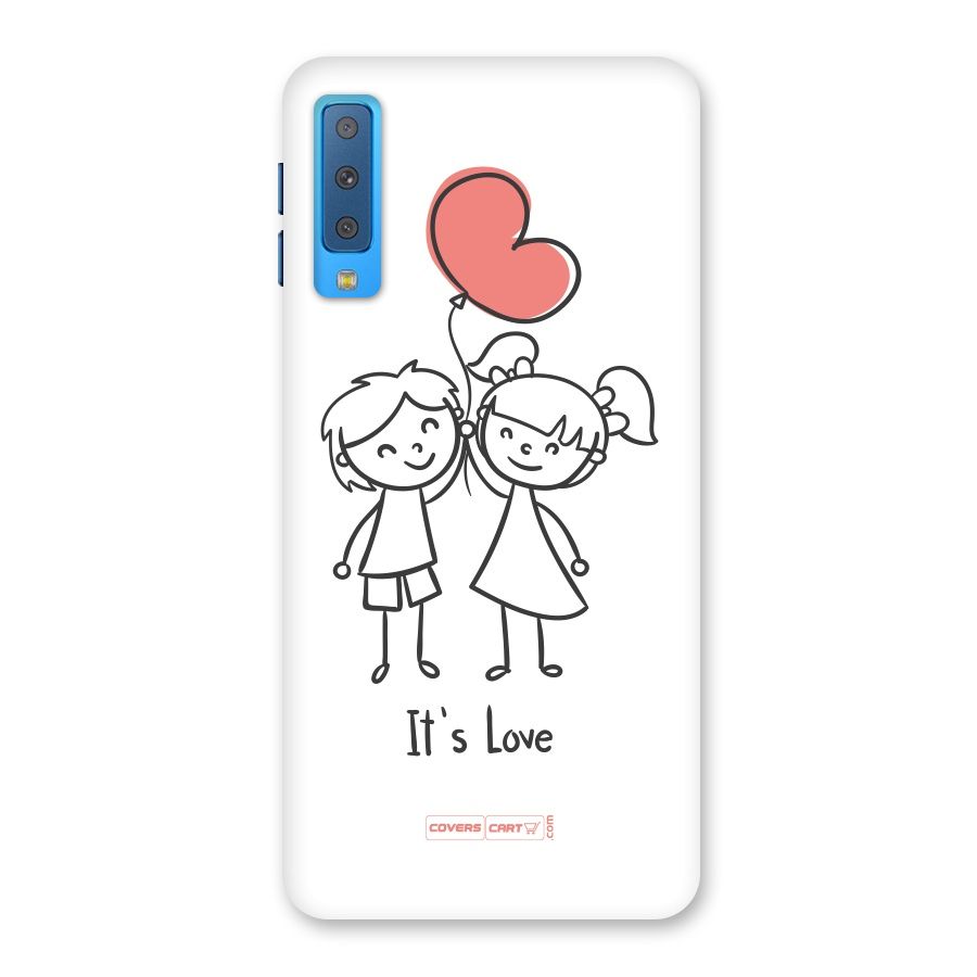Its Love Back Case for Galaxy A7 (2018)