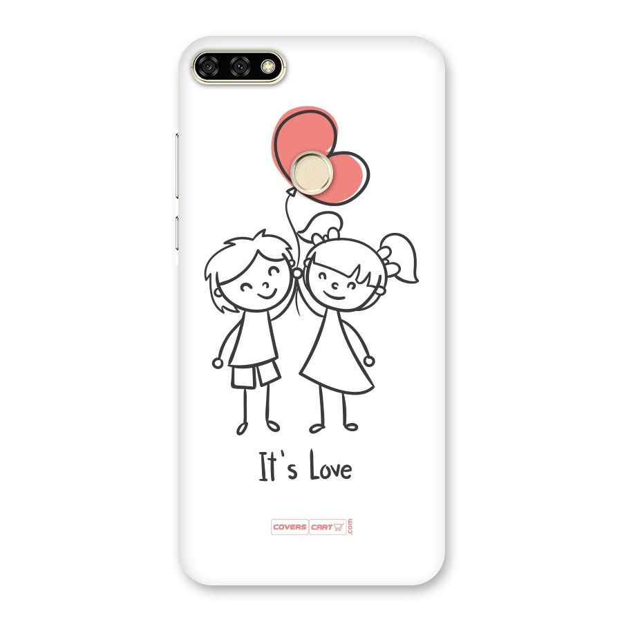 Its Love Back Case for Honor 7A
