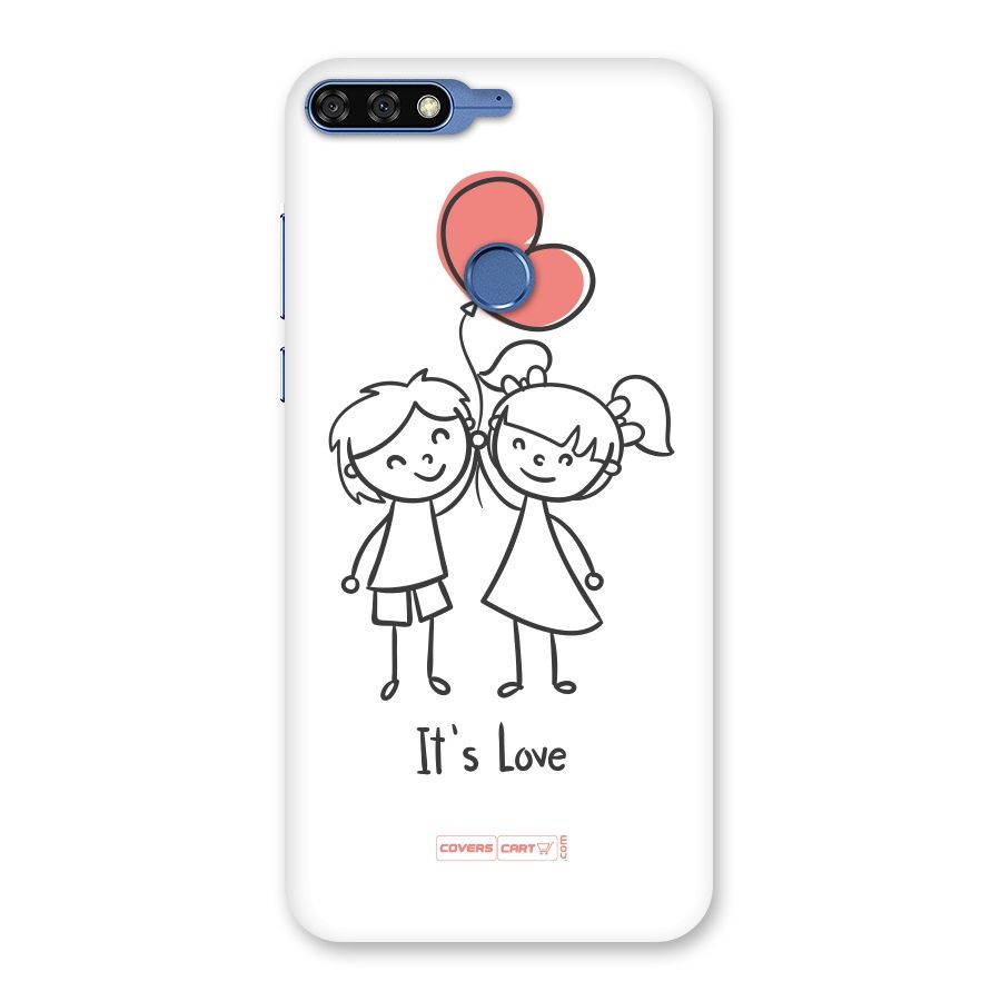 Its Love Back Case for Honor 7C