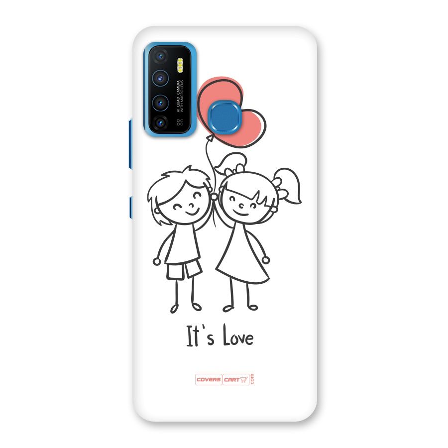 Its Love Back Case for Infinix Hot 9