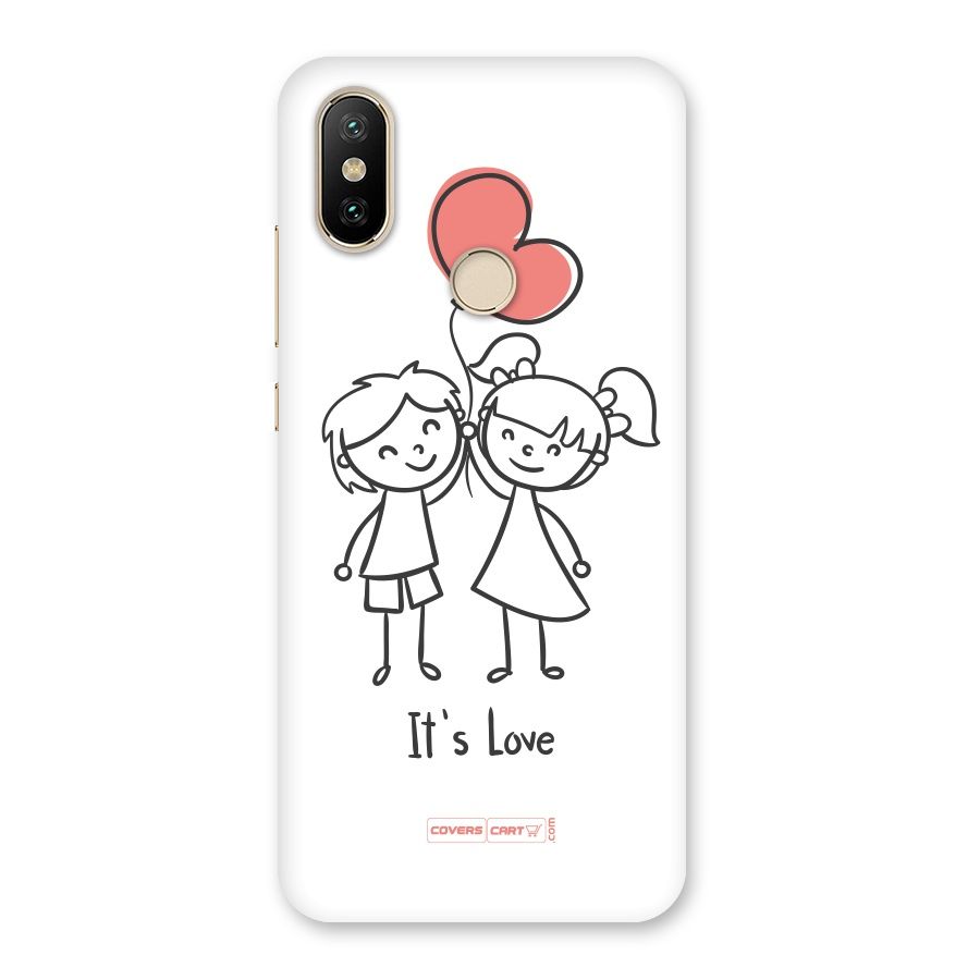 Its Love Back Case for Mi A2