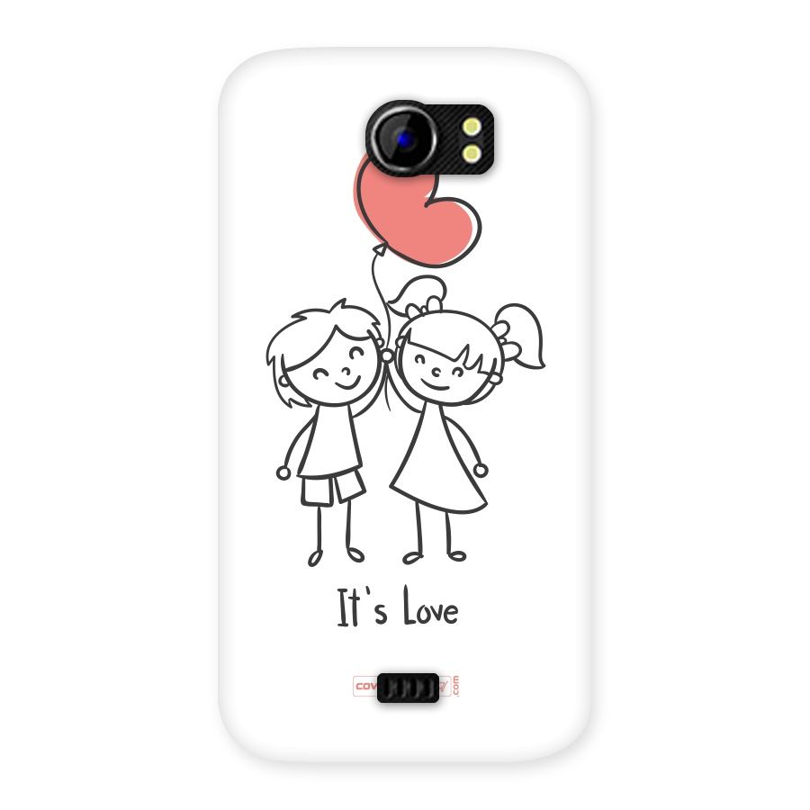 Its Love Back Case for Micromax Canvas 2 A110