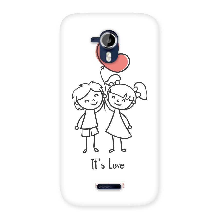 Its Love Back Case for Micromax Canvas Magnus A117