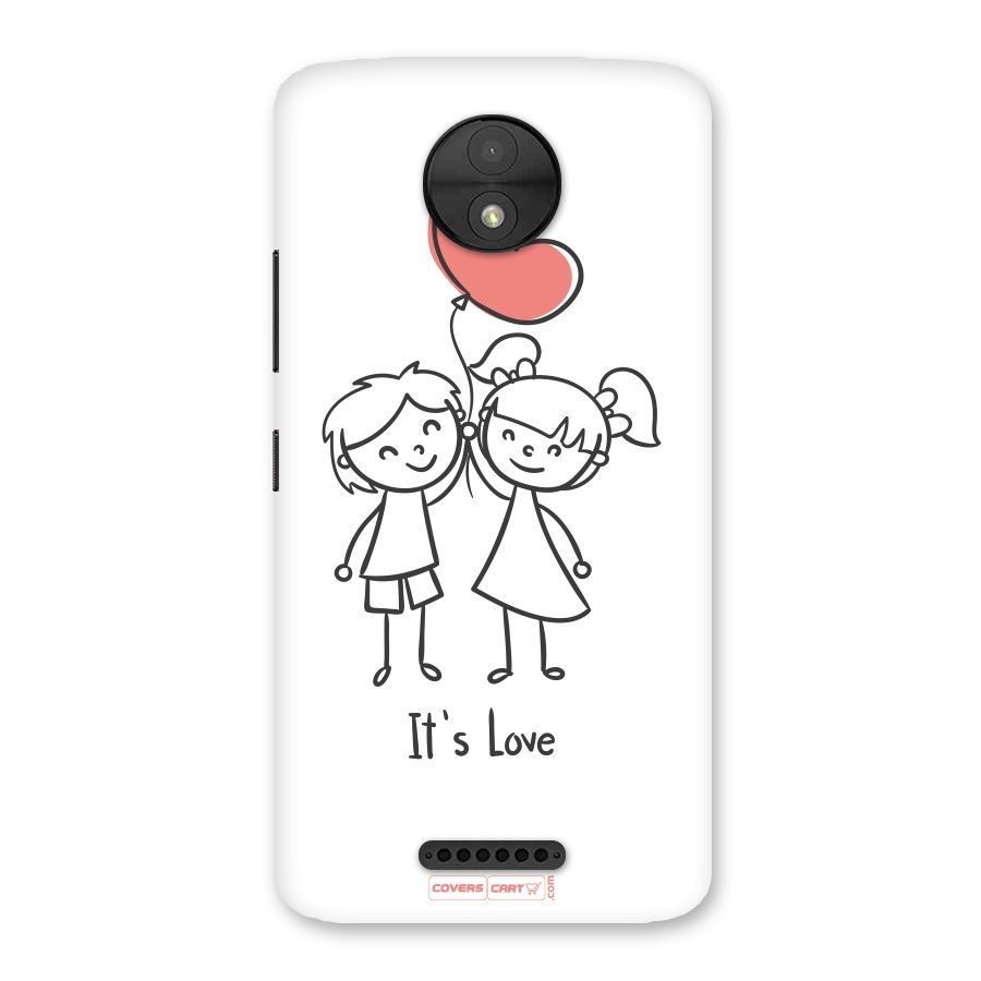Its Love Back Case for Moto C