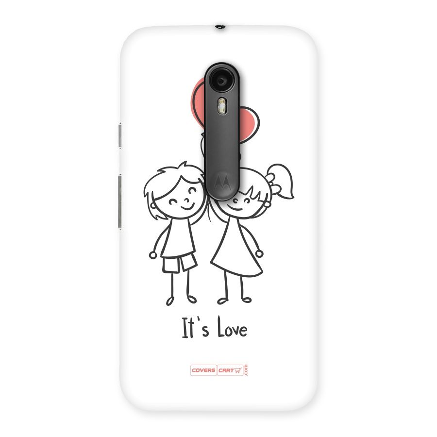 Its Love Back Case for Moto G Turbo