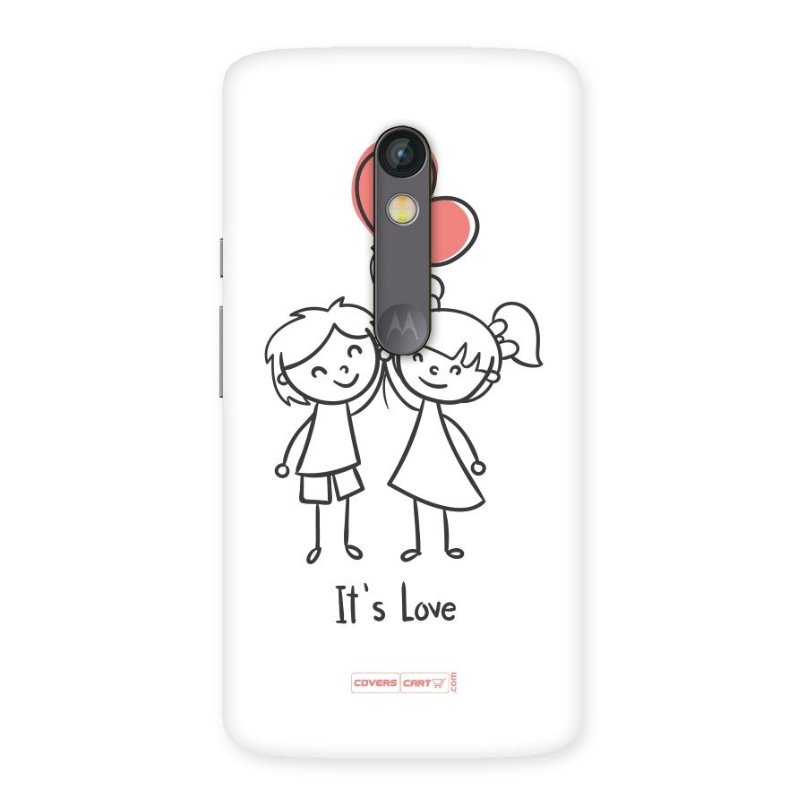 Its Love Back Case for Moto X Play