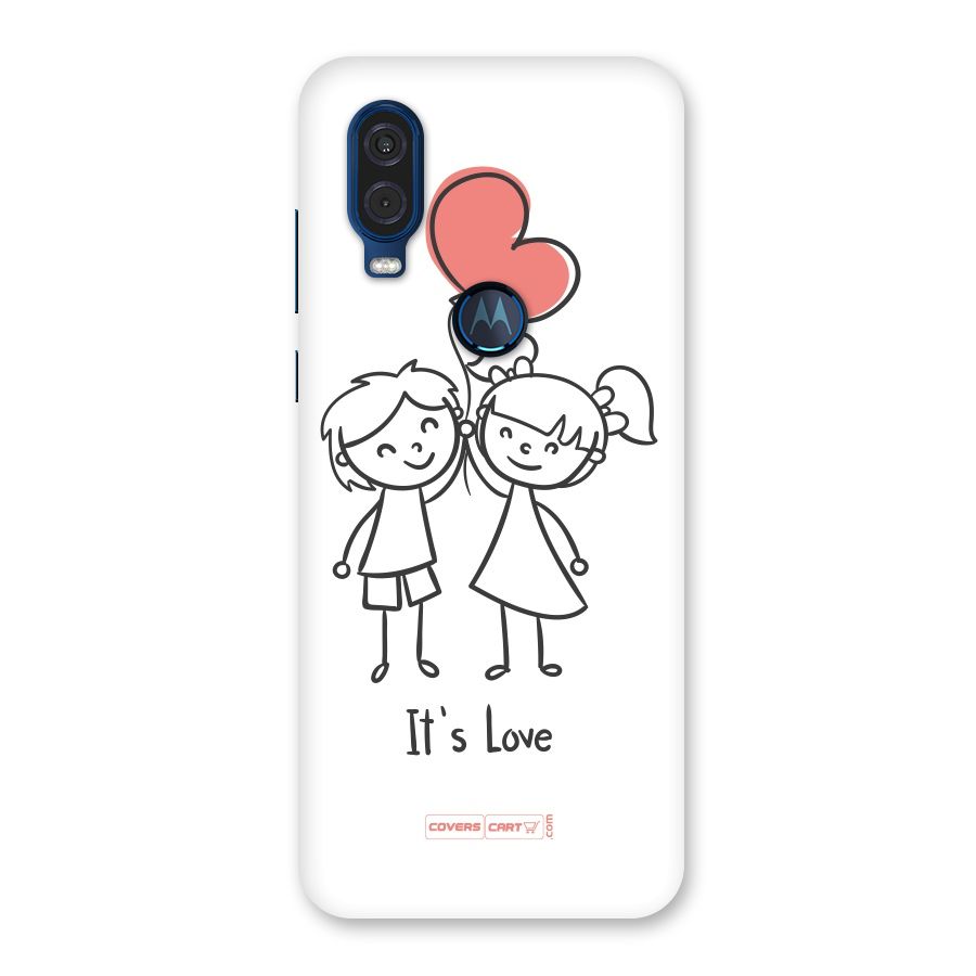 Its Love Back Case for Motorola One Vision