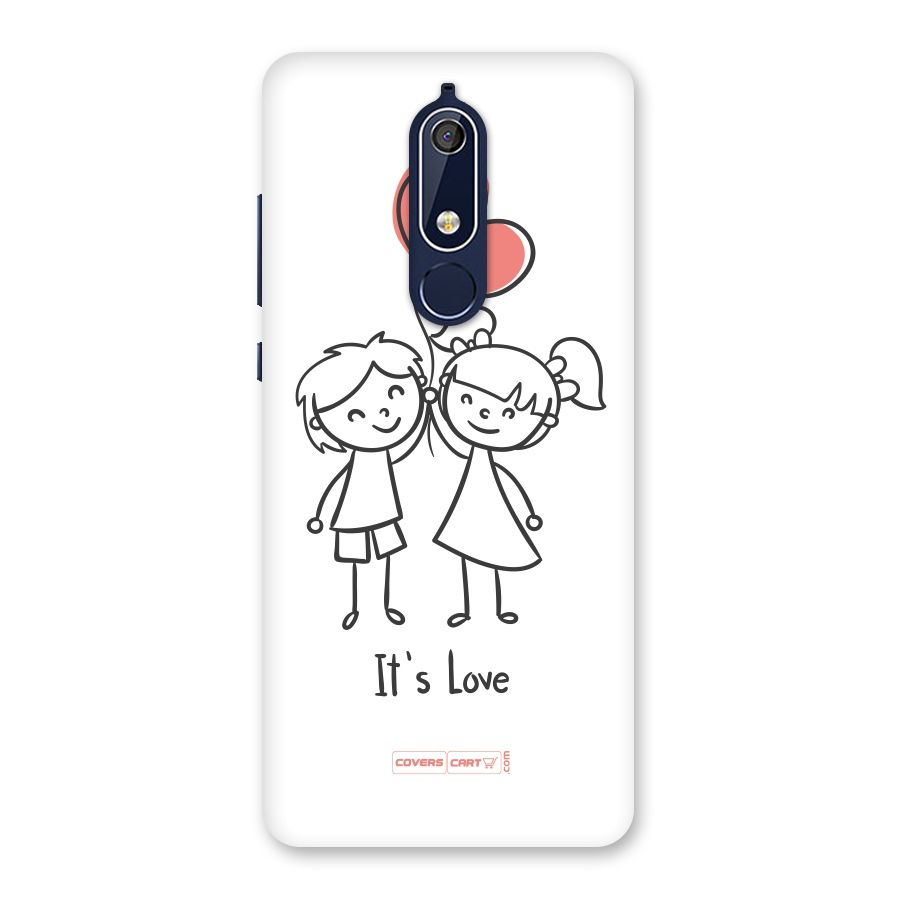 Its Love Back Case for Nokia 5.1