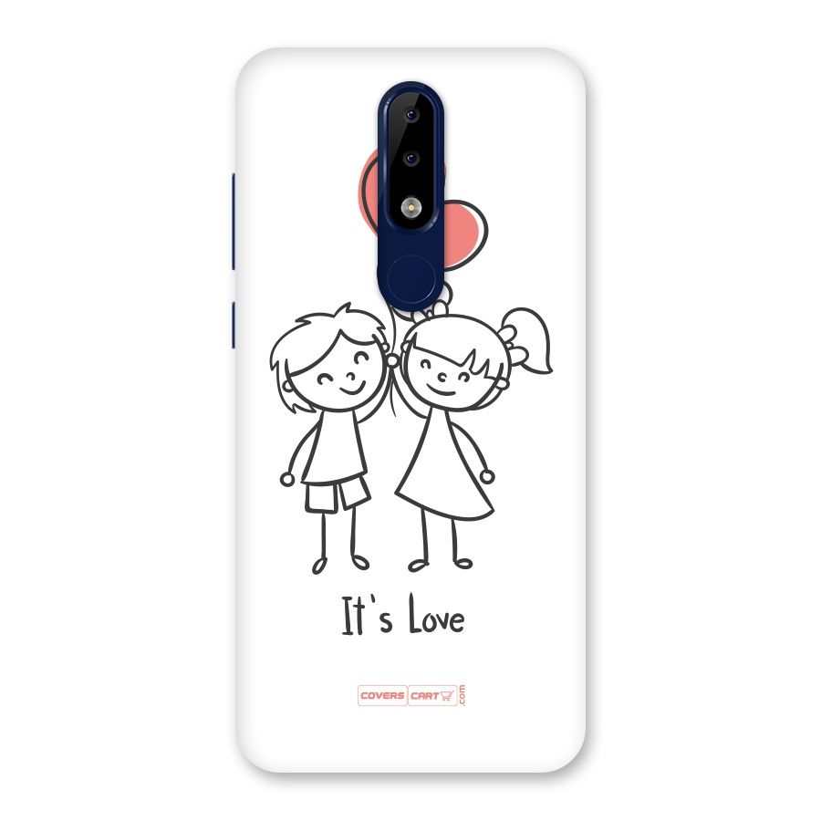 Its Love Back Case for Nokia 5.1 Plus