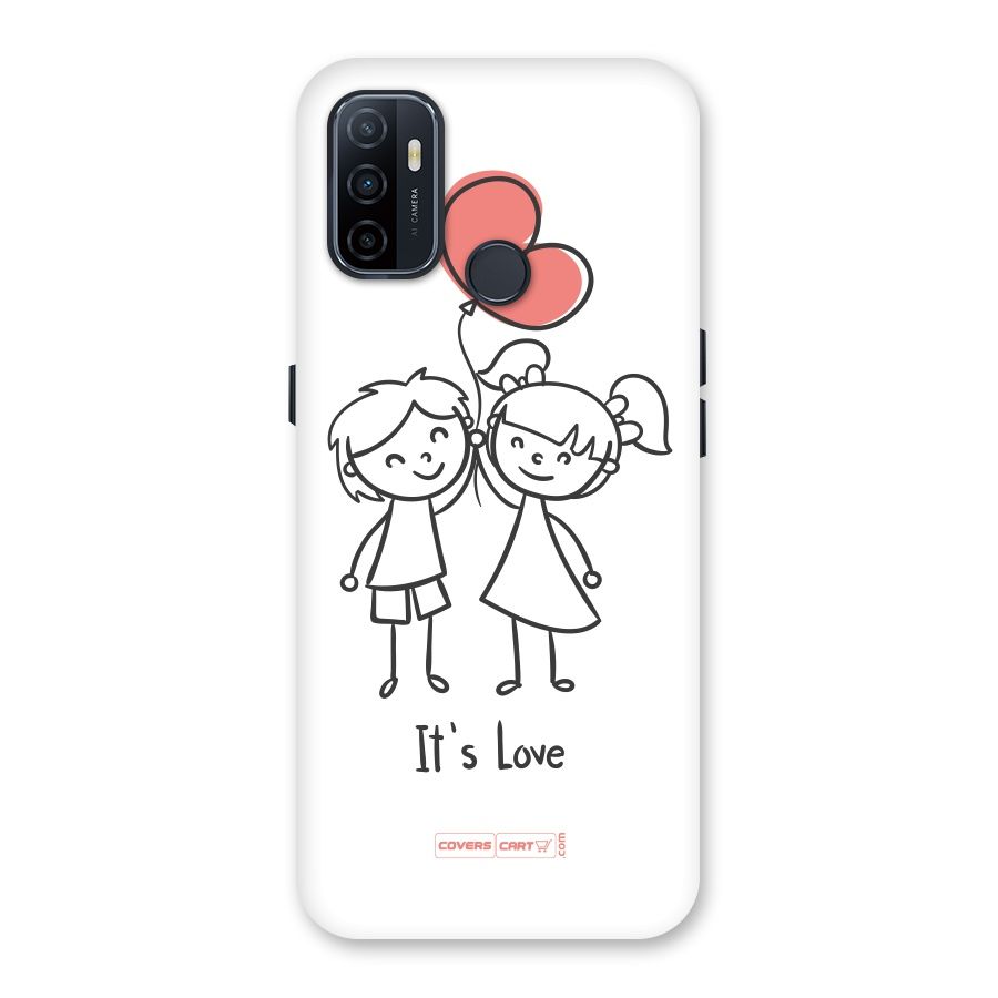 Its Love Back Case for Oppo A32